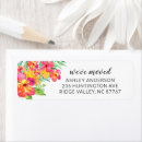Search for hibiscus flowers return address labels Beach