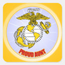 Search for proud aunt stickers Marine