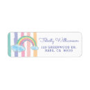 Search for striped return address labels Baby shower