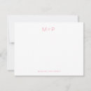 Search for couples monogram note cards Simple