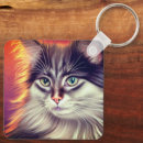 Search for artsy key rings Cat