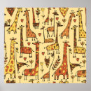 Search for giraffe pattern posters Illustration