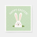 Search for happy easter napkins Bunny