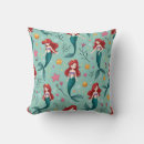 Search for the little mermaid cushions Blue
