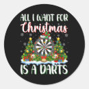 Search for funny dart stickers Santa claus