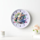 Search for easter bunny clocks Cute