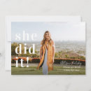 Search for she did it graduation announcement cards College