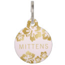 Search for pink pet tags Pink and gold