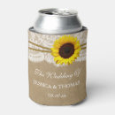 Search for sunflower wedding favours Rustic