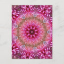 Search for kaleidoscopic patterns postcards Purple