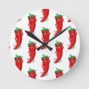 Search for chili pepper clocks Spicy
