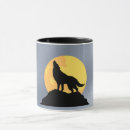 Search for howling at the moon mugs Wild animal