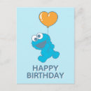 Search for sesame street characters postcards Cookie monster