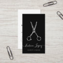 Search for barber business cards Black and white