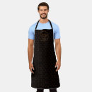 Search for king crown aprons Black