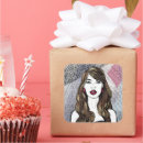 Search for long hair stickers Portrait