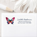 Search for pink orange return address labels Pretty