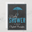 Search for umbrella baby boy shower invitations Glitter