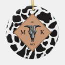 Search for black and white cow christmas tree decorations Cows
