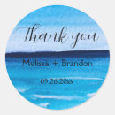Search for ocean wave wedding stickers Watercolor
