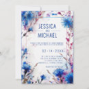 Search for cornflower wedding invitations Floral