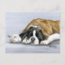 Search for st bernard postcards Puppy