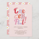 Search for daisy 1st birthday invitations Onederful
