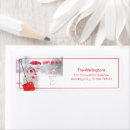 Search for happy snowman return address labels Modern
