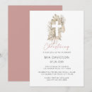 Search for boho christening invitations Girl baptism