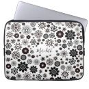 Search for hippie laptop cases Black and white