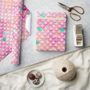 Search for glitter scales wrapping paper Pink