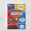 Search for heroes invitations Comics