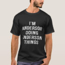 Search for anderson tshirts Birthday