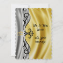 Search for silky invitations Gold