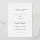 Search for silver and white wedding invitations Traditional