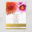 Search for dahlia flower invitations Modern
