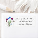 Search for thistles return address labels Scottish