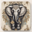 Search for elephant coasters Illustration