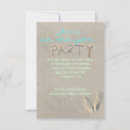 Search for beach bar bat mitzvah invitations Blue