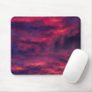 Search for sunset cloud mousepads Red