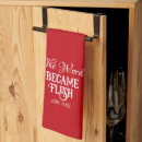 Search for bible verse tea towels Christian