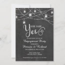 Search for lights engagement party invitations Calligraphy