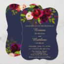Search for burgundy and navy blue wedding invitations Chic