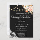 Search for black lace wedding invitations Rustic