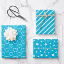Search for cyan wrapping paper Bright