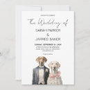 Search for dog wedding invitations Cute