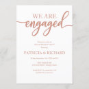 Search for rose engagement party invitations Calligraphy