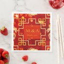 Search for red dragon napkins Elegant