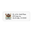 Search for football return address labels Fan