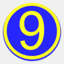 Search for blue background stickers Yellow